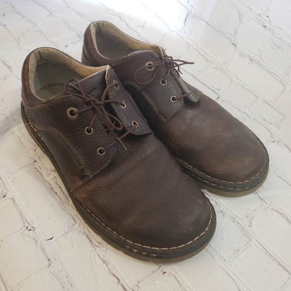 Dr. Martens Vintage Brown Leather Oxford Shoes Mens Size 11 - Picture 1 of 12